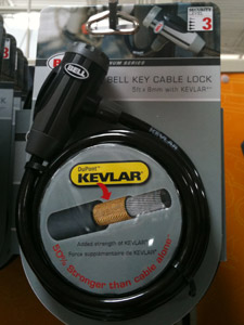 Bell Key Cable Lock (Kevlar Version)