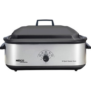 Nesco Professional 18-Quart Nonstick Roaster Oven, Stainless Steel