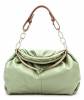 Leather green pink grey apricot Grab shoulder satchel there ways Bag