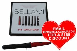 Bellami 6 in 1 Complete Curler Set