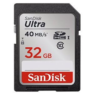 SanDisk 32GB Ultra Class 10 SDHC up to 40MB/s (SDSDUN-032G-G46) [Newest Ver