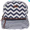 ********** ALREADY RESERVED ******** Nautical Navy Chevron backpack