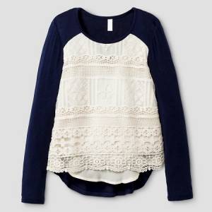 Girls T-Shirt Xhilaration - Blue - size medium