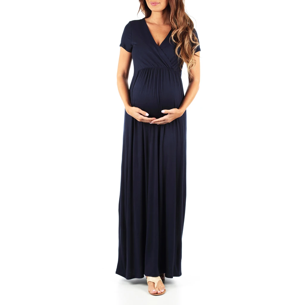 Empire Waist Maternity Maxi Dress | Mother Bee Maternity