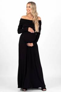 Over-The-Shoulder Maternity Dress | Get 50% Off
