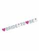 Hens Night Accessories Bride To Be Glitter Banner