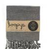 Charcoal Grey Stonewash Turkish Towels From Loopys