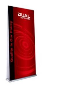 Purchase This Space Dual 39 Double-Sided Retractable Banner Stand