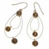Brown earings