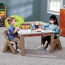 Nadia - Step2 LifeStyle Folding Table & Chairs, Tan