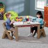 Nadia - Step2 LifeStyle Folding Table & Chairs, Tan