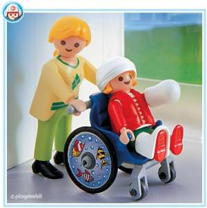 Hospital Child in Wheelchair