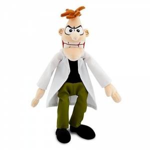 Disney Phineas and Ferb 10 Inch Plush Figure Dr. Doofenshmirtz
