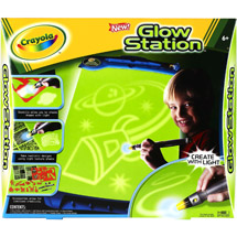 Chris & Madi:  Crayola Glow Station
