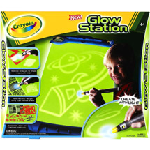 Chris & Madi:  Crayola Glow Station