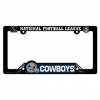 MELISSA - Dallas Cowboys Black Plastic License Plate Frame