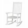 Living AccentsÂ® White Wooden Rocker - Adirondack & Rocking Chairs - Ace Ha