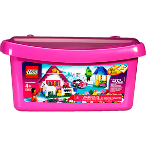 LEGO Bricks & More- Pink Brick Box, Large