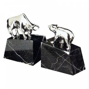 Bull and Bear Bookends