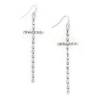 Bling Cross Dangle Earrings