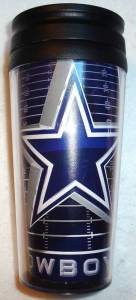DALLAS COWBOYS TRAVEL MUG CUP