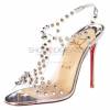 Rivets Embellished Silver/Gold Party High Heeled Shoes
