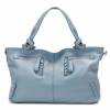 Leather blue apricot brown camel Shoulder Satchel two ways Bag