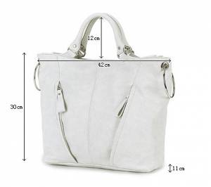 PU white apricot daffodil fashion totes