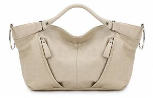 PU daffodil white apricot fashion totes