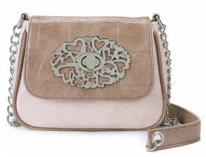 PU apricot grey purple fashion cross-body handbag