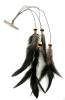 Feather hair clip