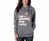 Glamour Kills Keep Breathing Grey Hoodie