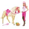 Barbie Tawny Walking Horse and Doll Gift Set