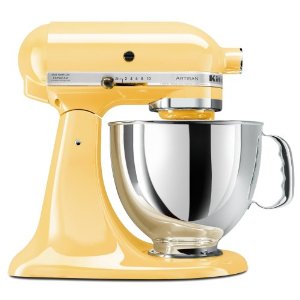 KitchenAid KSM150PSMY Artisan Series 5-Quart Mixer, Majestic YellowKitchenA