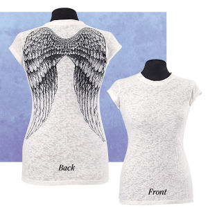 Winged Burnout Top - New Age & Spiritual Gifts at Pyramid Collection