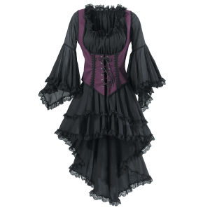 Black Pirate Queen Dress - New Age & Spiritual Gifts at Pyramid Collection