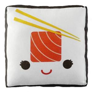 Mini Happy Sushi Pillow - Salmon Roll
