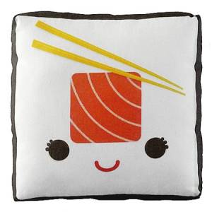 Mini Happy Sushi Pillow - Salmon Roll