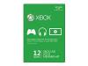 Microsoft Xbox LIVE 12 Month Gold Membership Card