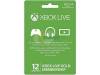 Microsoft Xbox LIVE 12 Month Gold Membership Card