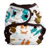 Best Bottom Cloth Diaper Shell-Snap, Fox Trot