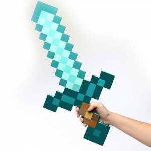 Minecraft Foam Diamond Sword