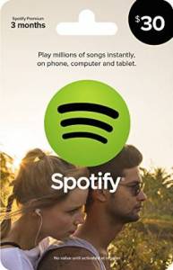 Spotify Gift Card $30