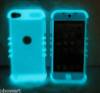 iPod Touch 5th 6th Gen Cover Case Transparent Clear Glow Shock Resistant Hy