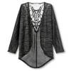 Crochet or lace Cardigan - black