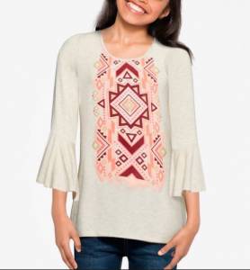 ******* ALREADY RESERVED ********** Lucy Top - Oatmeal Heather color