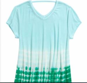 *********** ALREADY RESERVED************ Madeline Top - blue green, size 8