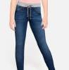 Knit Waist Super Skinny Jeans - Size 7 Slim