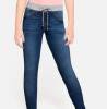 Knit Waist Super Skinny Jeans - Size 7 Slim