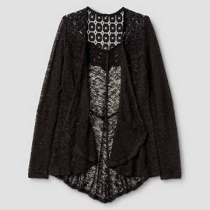 Girls' Knit Cardigan Black - Xhilaration